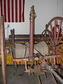 Fire Hose wagon purchased by the Town of Mead in April 1915 from Eureke Fire Hose Company.